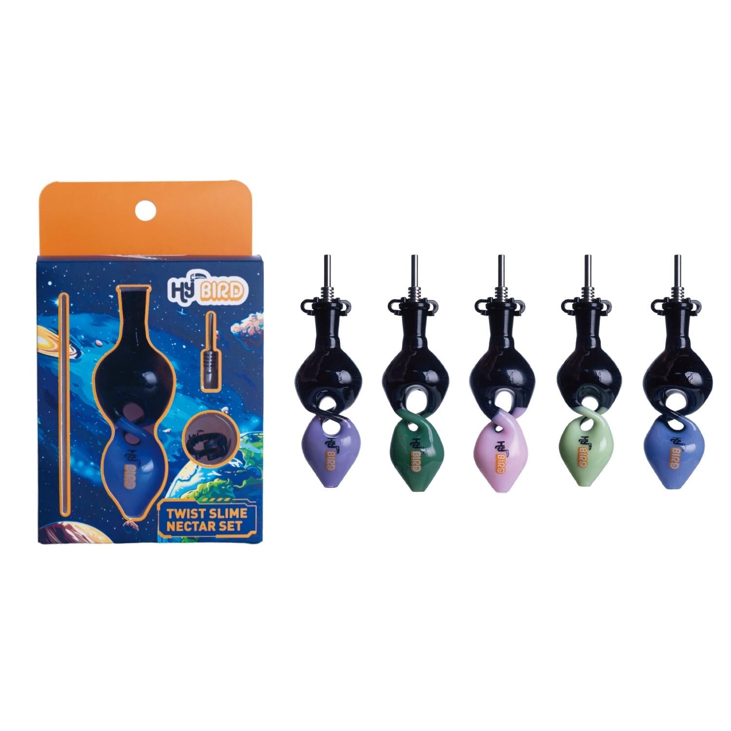 HyBird Premium Glass Nectar Collector -Twist (5.5