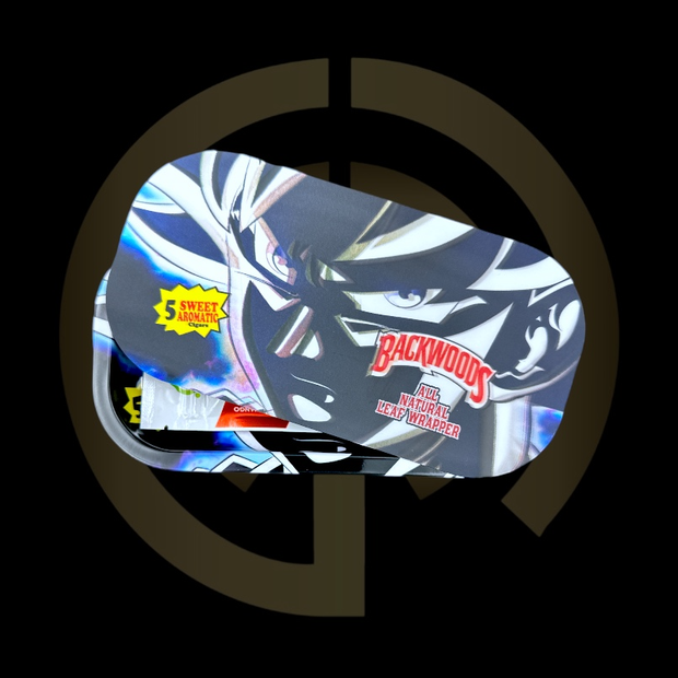 Slim Metal Rolling Tray w/ 3D Magnetic Lid - Eyes of Vengeance