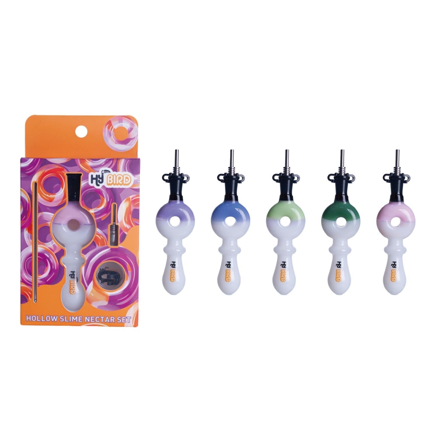 HyBird Premium Glass Nectar Collector - Slime Hollow (6