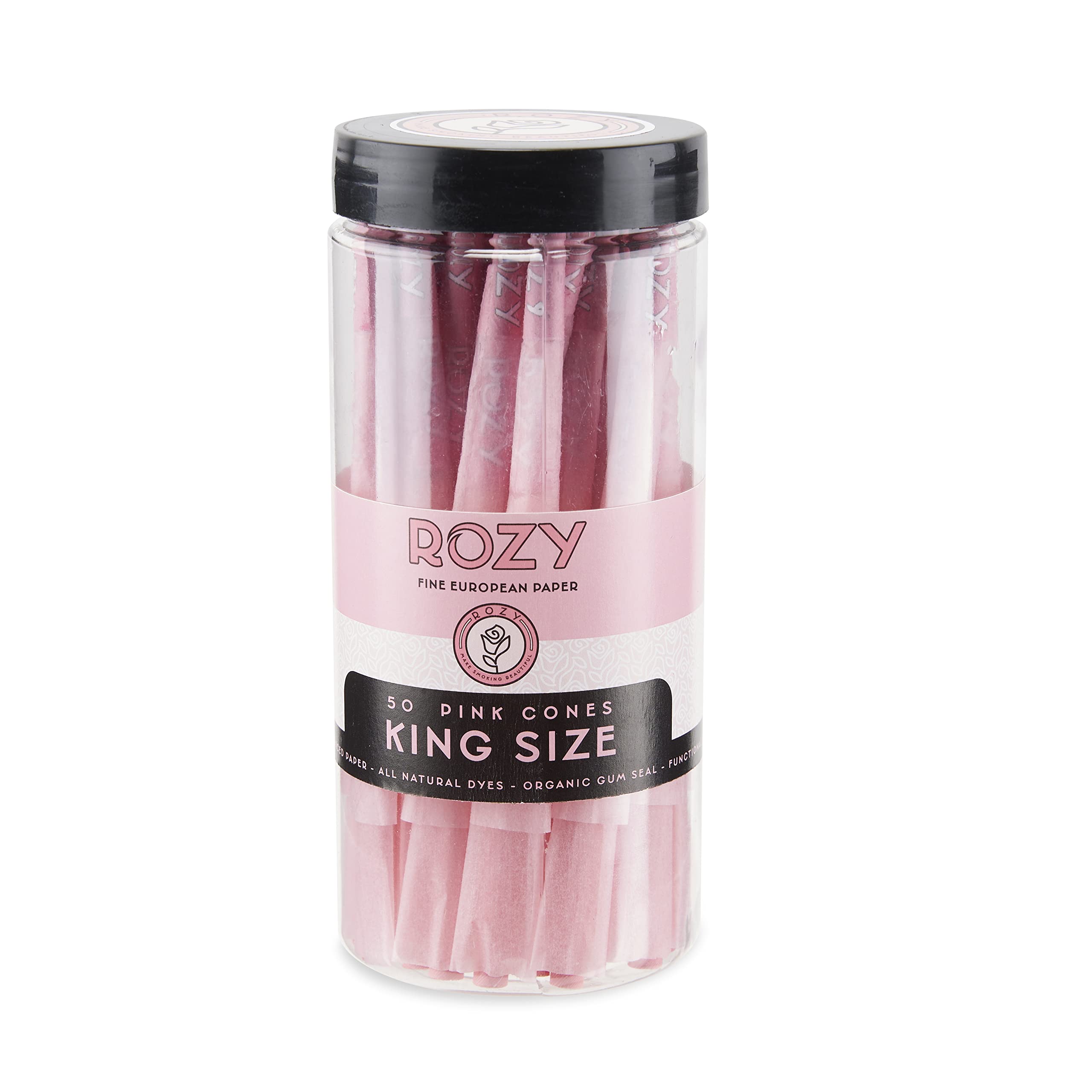 Rozy  - King Size Pink Cones Jar (50ct)