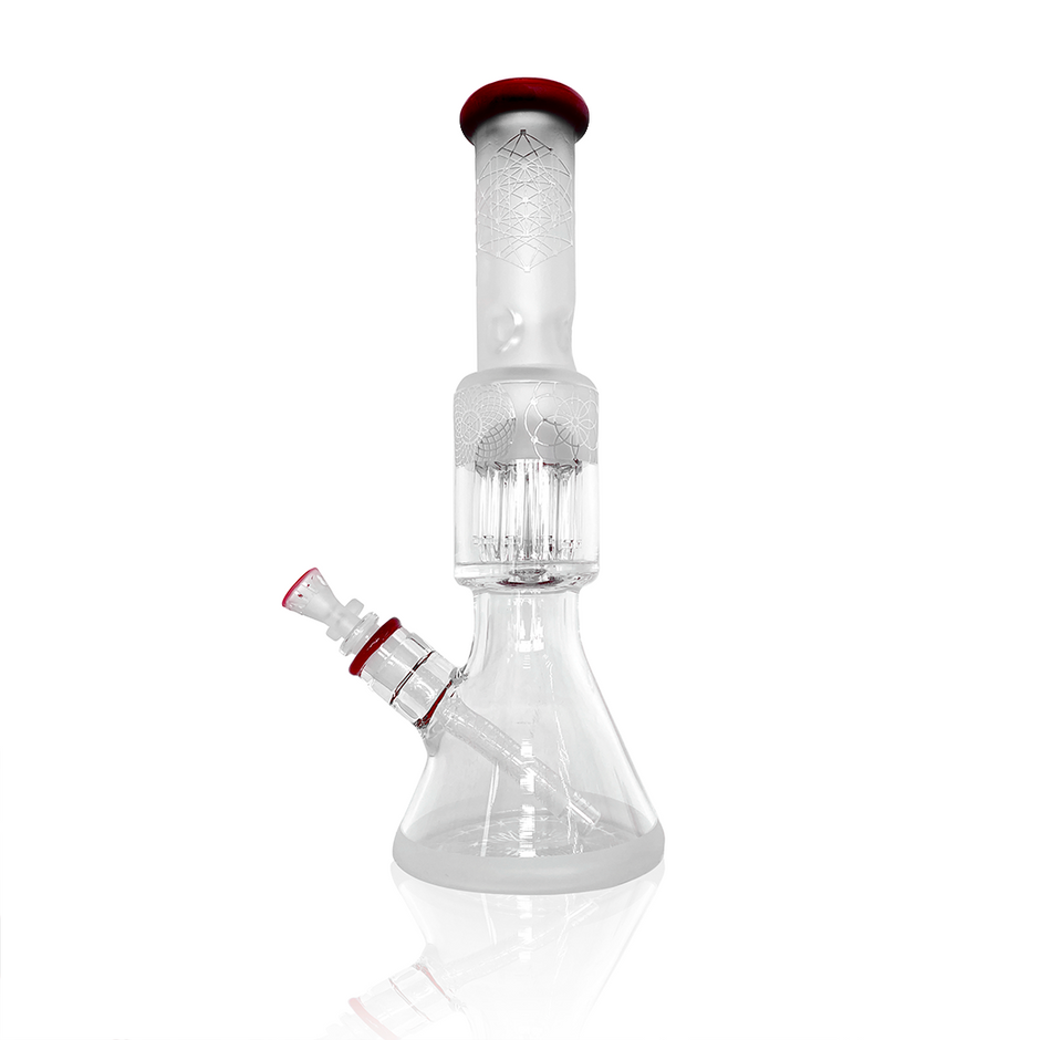 Calvo Glass - Blasted Mosaic Beaker (15