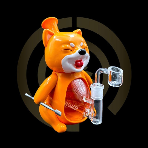 Silicone Water Pipe - Shiba (9")