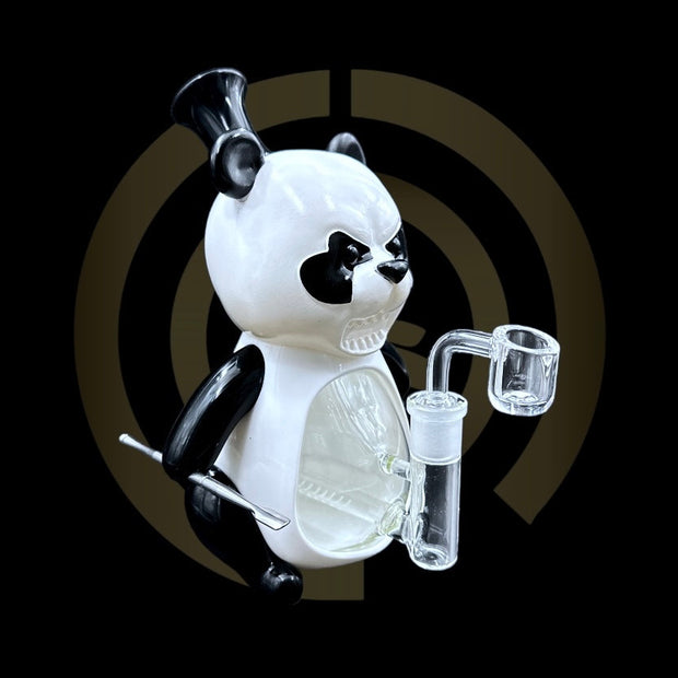Silicone Water Pipe - Panda (9")
