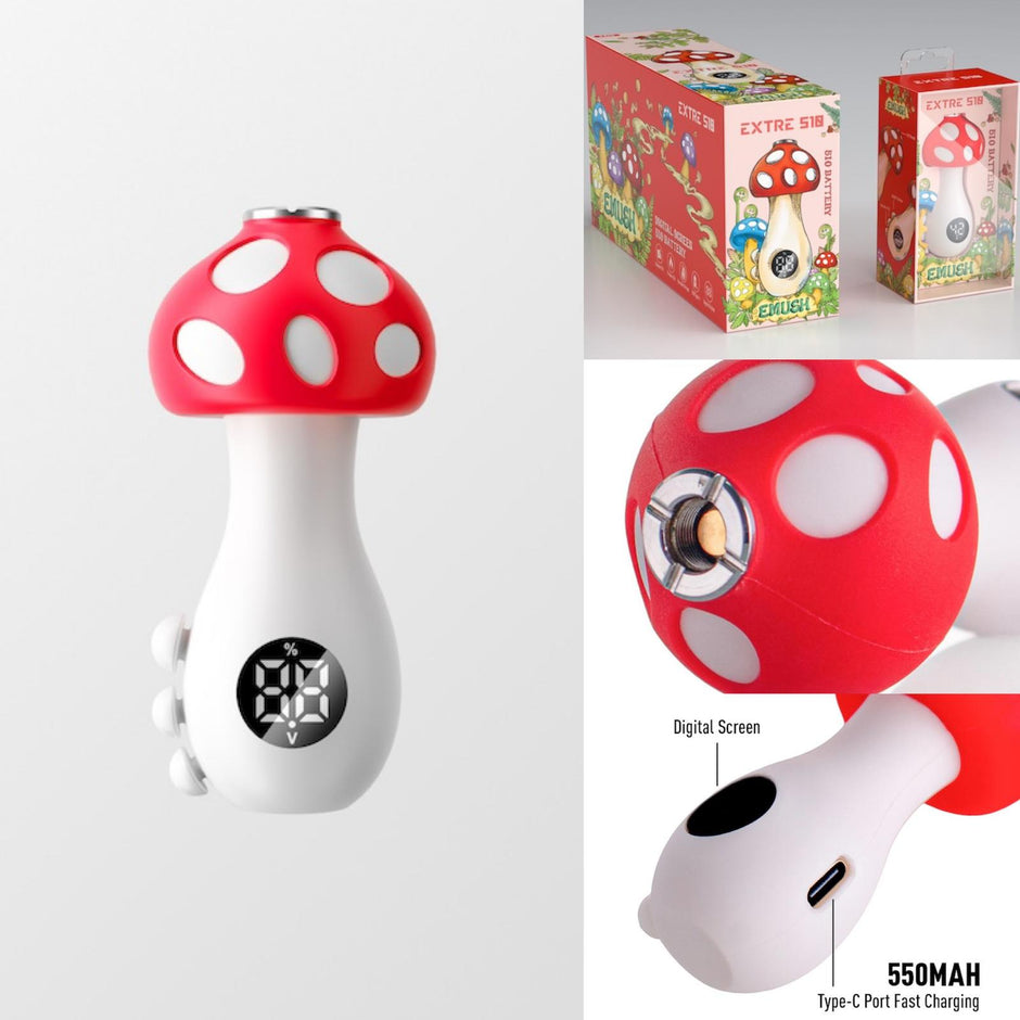 Extre Mushroom 510 Cartridge Battery