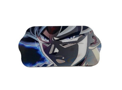Metal Rolling Tray w/ 3D Magnetic Lid - Fierce Saiyan