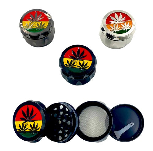 Grinder - Rasta Leaf (2.2