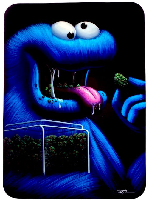 Silicone Dab Mat - Cartoon Crazy (10.75