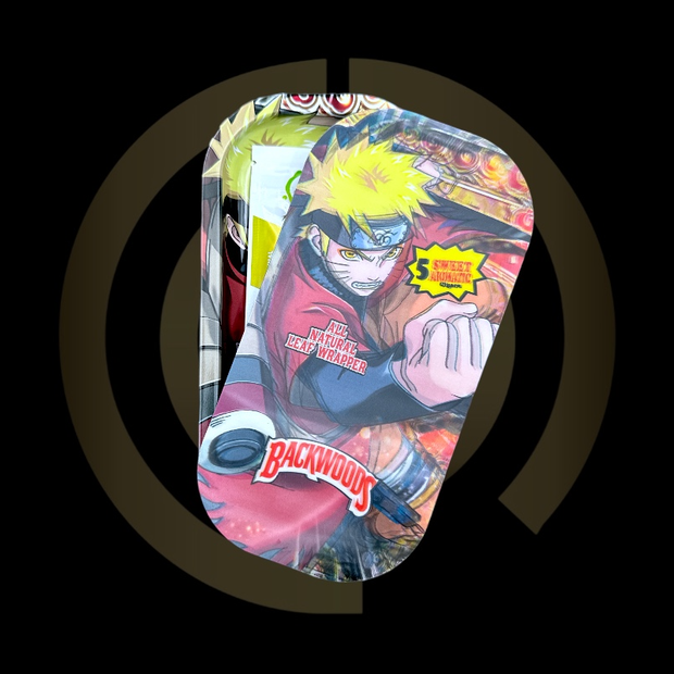 Slim Metal Rolling Tray w/ 3D Magnetic Lid - Bandana Boy