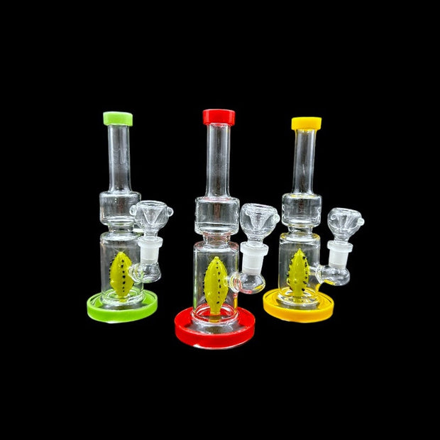 Mini Water Pipe - Cactus Perc (7.5")