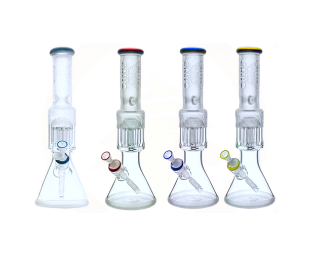 Calvo Glass - Blasted Mosaic Beaker (15")