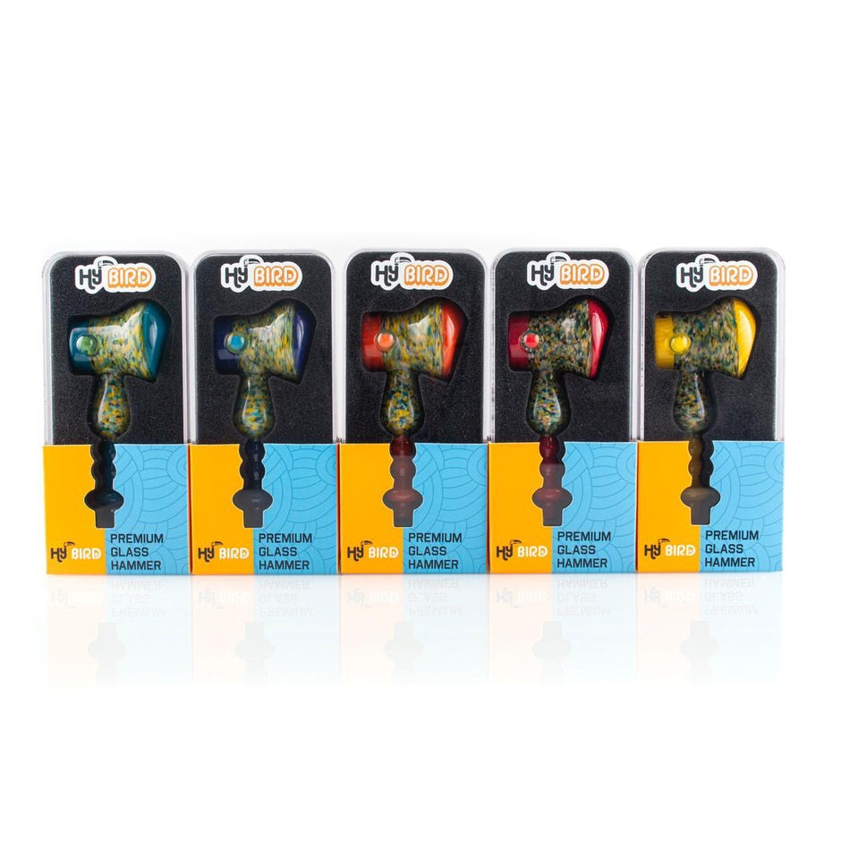 HyBird Premium Glass Bubbler - Hammer (4.5")