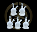 Mini Glass Rig - Frosted Globe (6