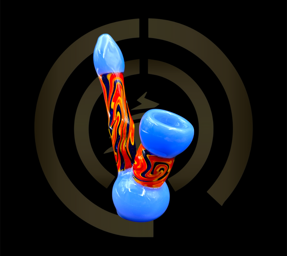 Glass Hammer Bubbler - Standing Wig Wag (8