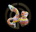 Glass Bubbler - Backflip Lizard (5.75