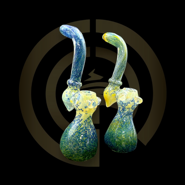Glass Bubbler - Water Marks (9.5")