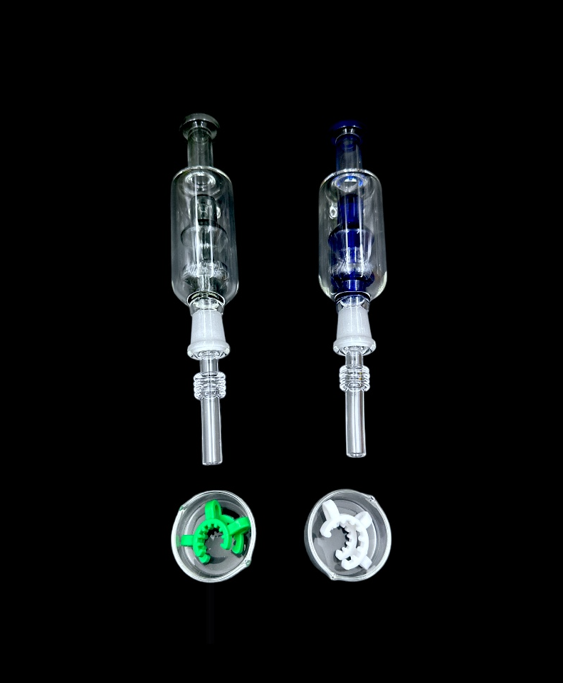 Glass Nectar Collector - Lincoln Hat Perc (9