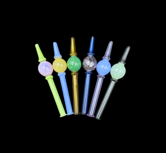 Glass Nectar Collector - Tinted Lamp (6.5")