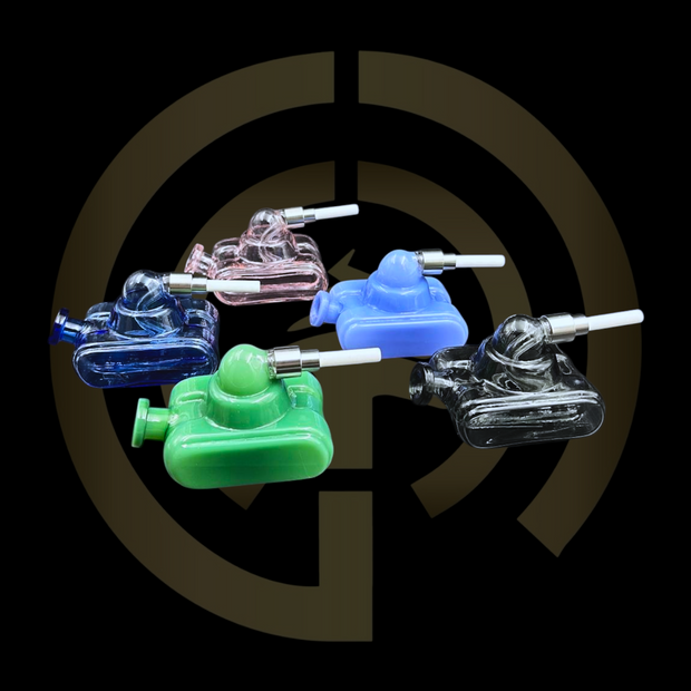 Glass Nectar Collector - Tank (7")