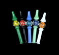Glass Nectar Collector - Spotted Globe (5