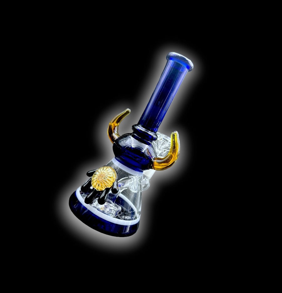 Mini Water Pipe - Bull Horns (8