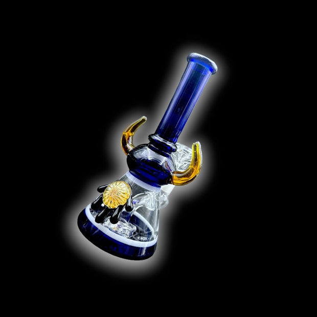 Mini Water Pipe - Bull Horns (8")