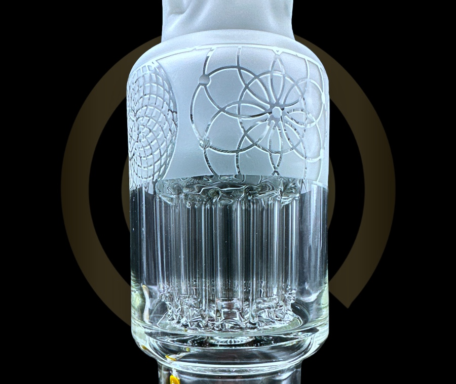 Calvo Glass - Blasted Mosaic Beaker (15