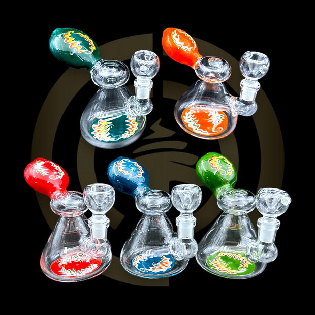 Mini Water Pipe - Flat Top (5.5")