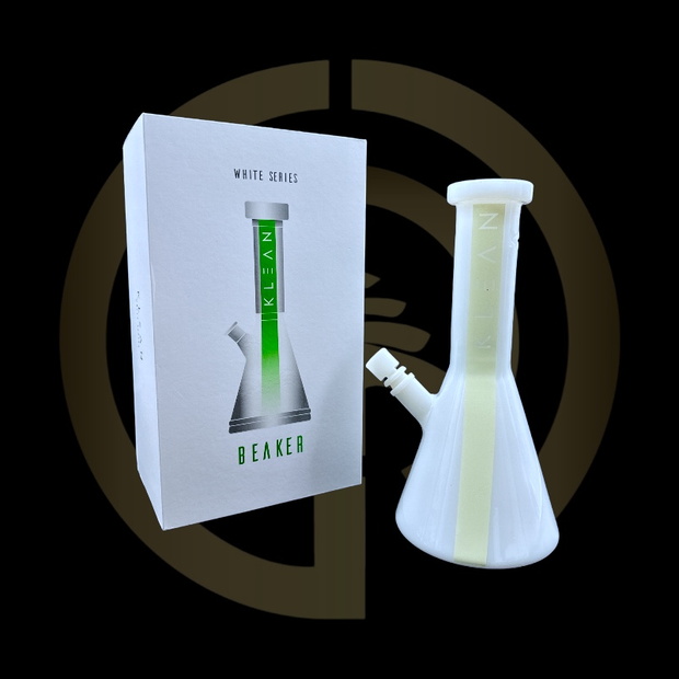 KLEAN Glass - White Series - Beaker (12")