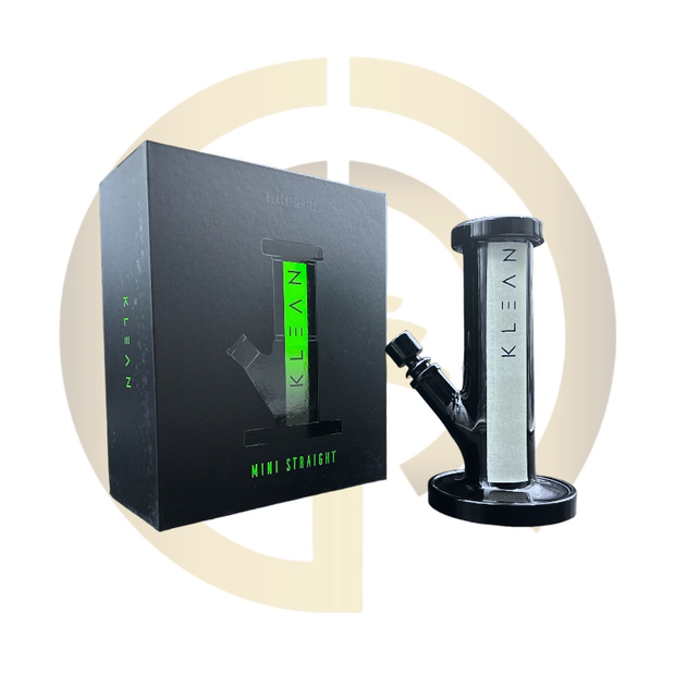 KLEAN Glass - Black Series - Mini Straight (8")