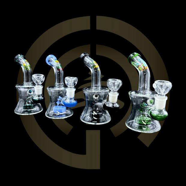 Glass Water Pipe - Zillas Tail (6.5")