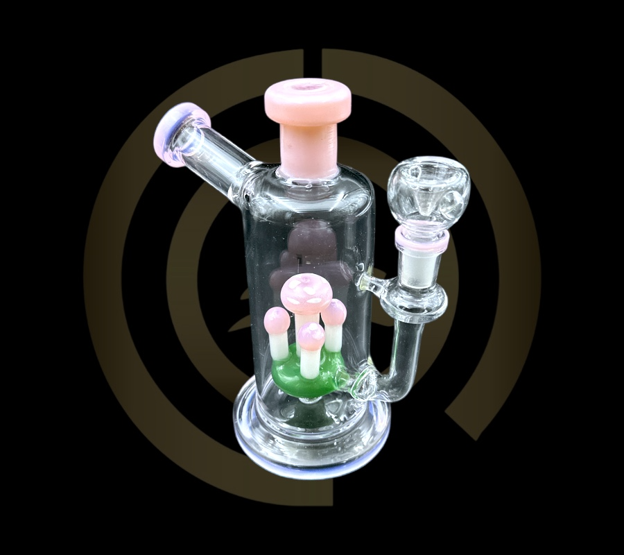Mini Water Pipe - Stemless Mushrooms (8