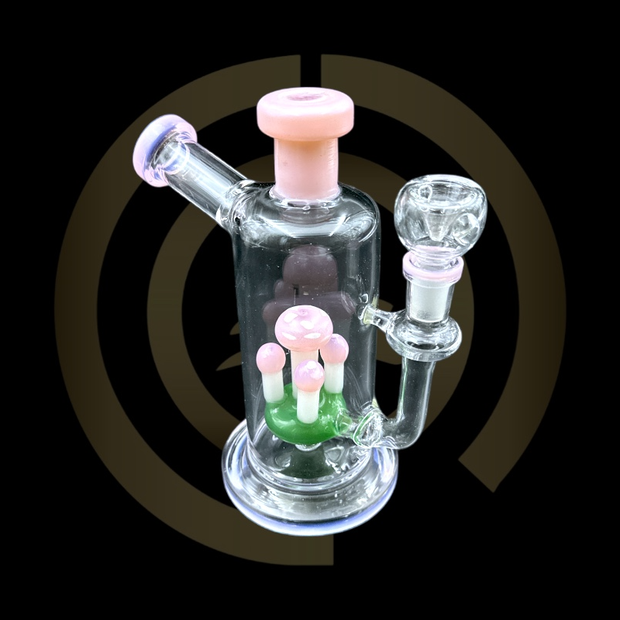 Mini Water Pipe - Stemless Mushrooms (8")