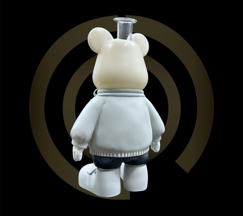 Glass Water Pipe - Cozy Bear (12