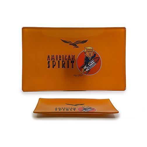 Glass Tray - Orange Guy