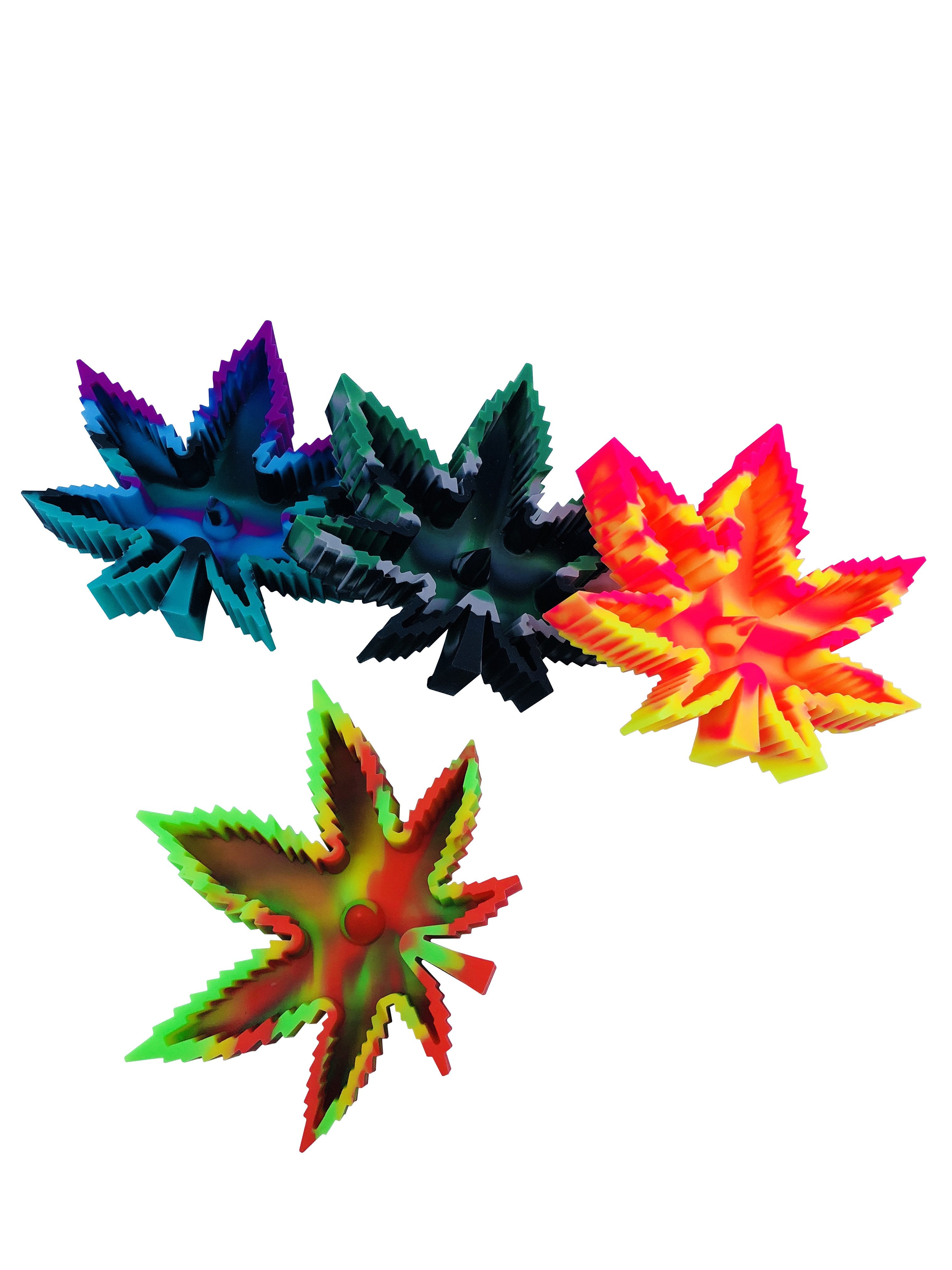 Silicone Ashtray - Leaf Poker