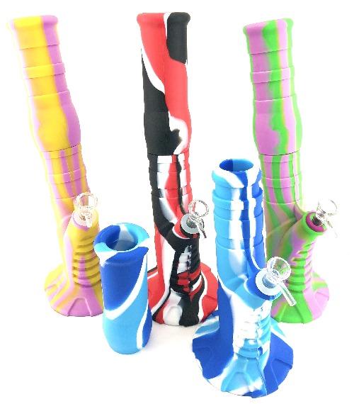 Silicone Water Pipe - Leaning Tower (13