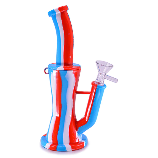 Silicone Water Pipe - Hour Glass (8.25