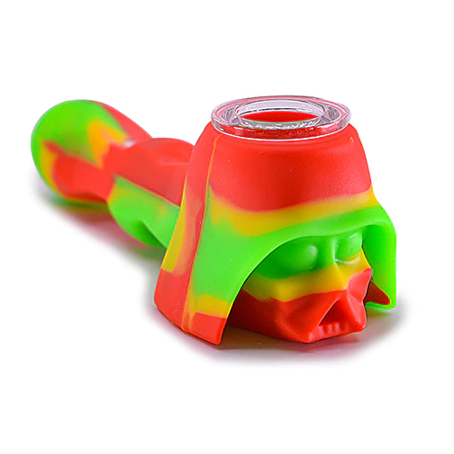 Silicone Hand Pipe - Space Villain (4.5