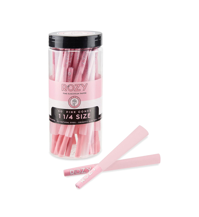 Rozy  - 1 1/4 Size Pink Cones Jar (50ct)