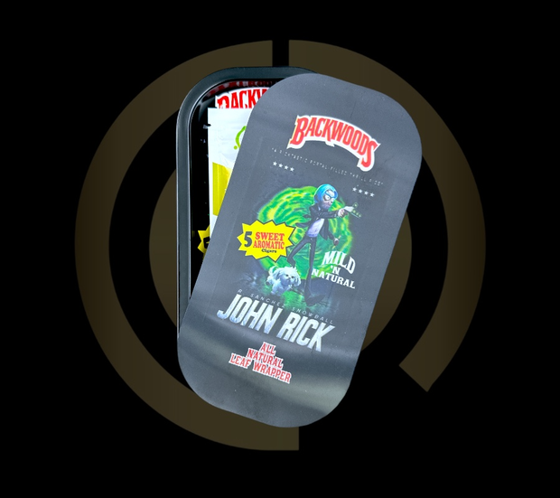 Slim Metal Rolling Tray w/ 3D Magnetic Lid - Killer Uncle