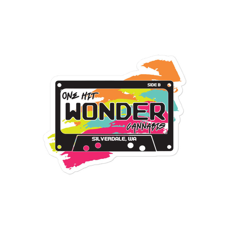 One Hit Wonder Silverdale Sticker - 4x4in