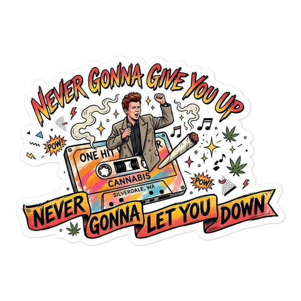 Never Gonna Give You Up Sticker