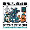 Tattooed Tokers Club Sticker - 5.5x5.5in