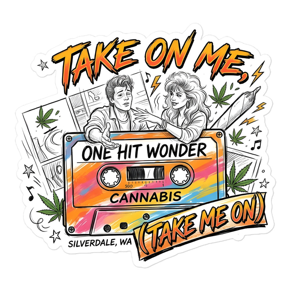 Take On Me Sticker - 5.5x5.5in