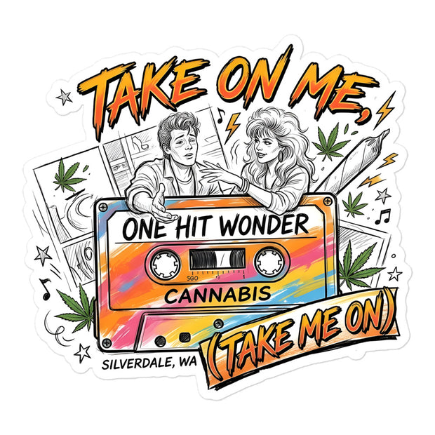 Take On Me Sticker