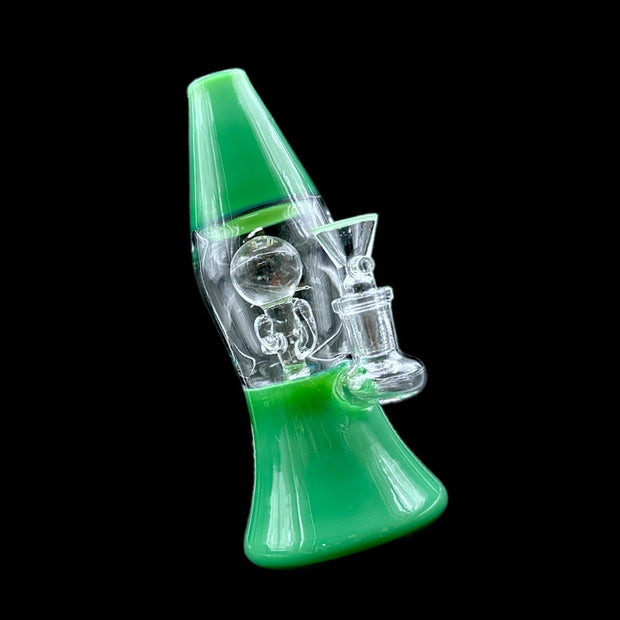 Glass House - Lava Lamp Water Pipe (7.25")