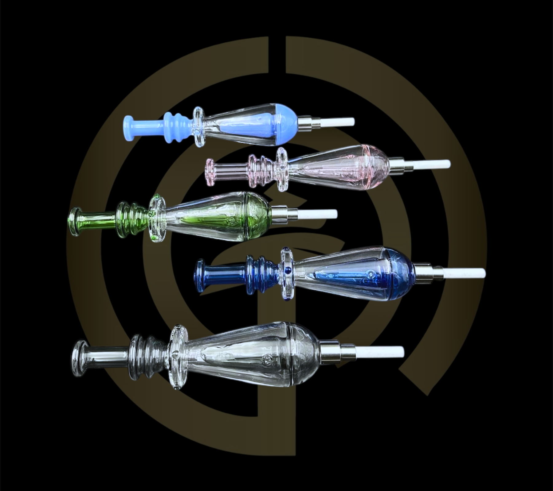 Glass Nectar Collector - Maraca (8