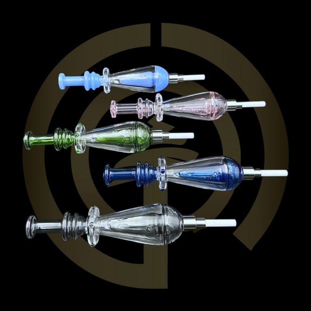 Glass Nectar Collector - Maraca (8")