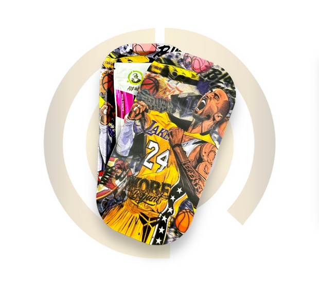 Slim Metal Rolling Tray w/ 3D Magnetic Lid - Mamba Collage