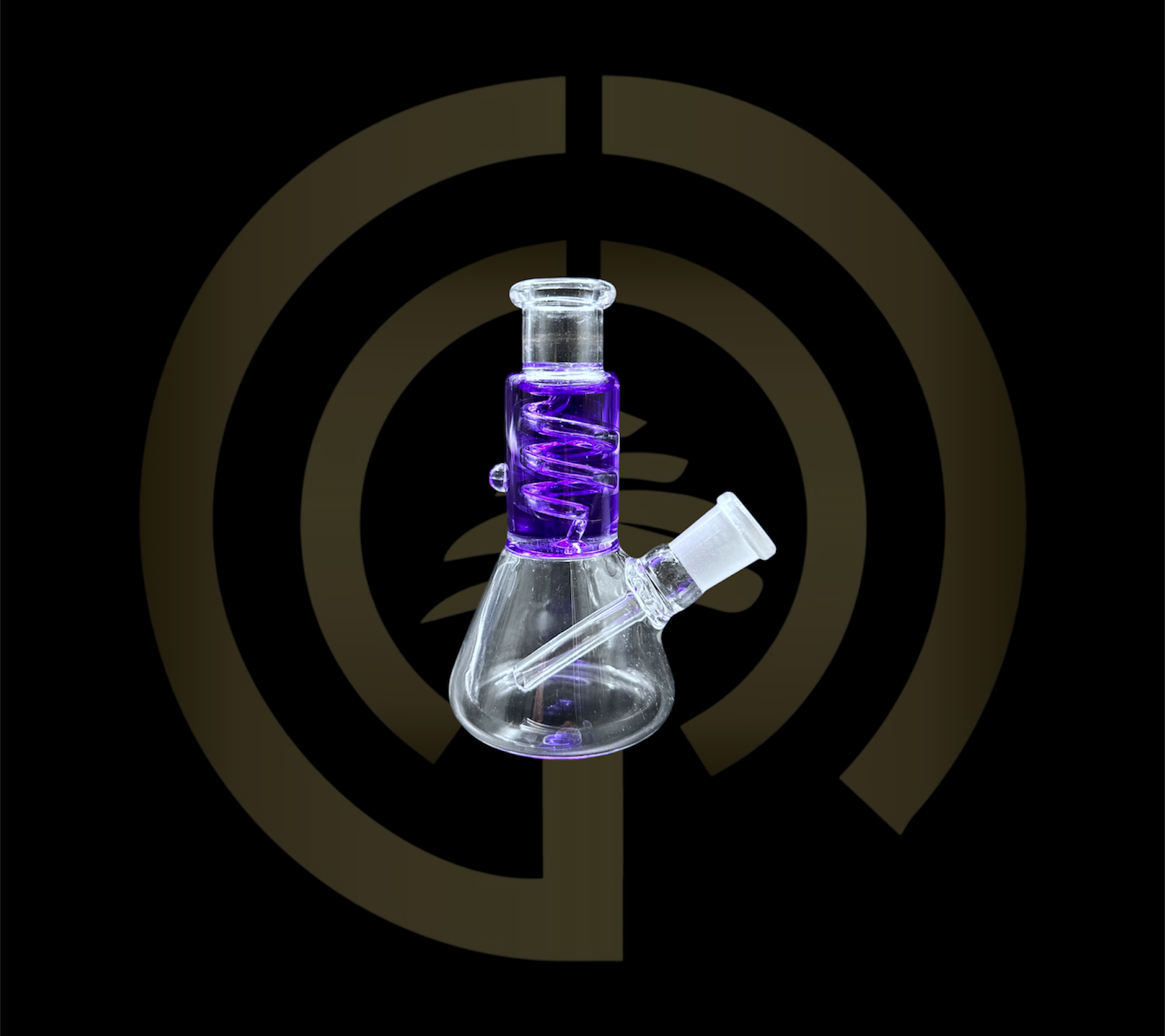 Glass Water Pipe - Mini Lab Glycerin (4.5